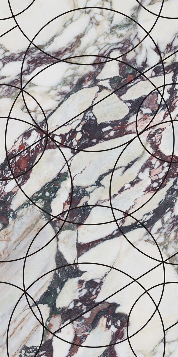 Calcatta Viola Rotonda Porcelain Tile