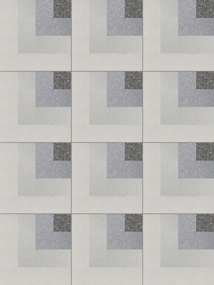 Palmyra Grigio Reverso Terrazzo Tile