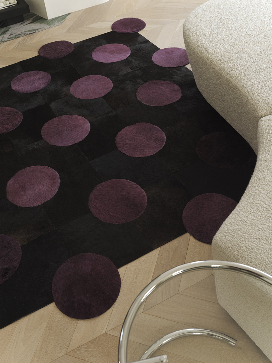 Bamba Issa Dark Hide Rug