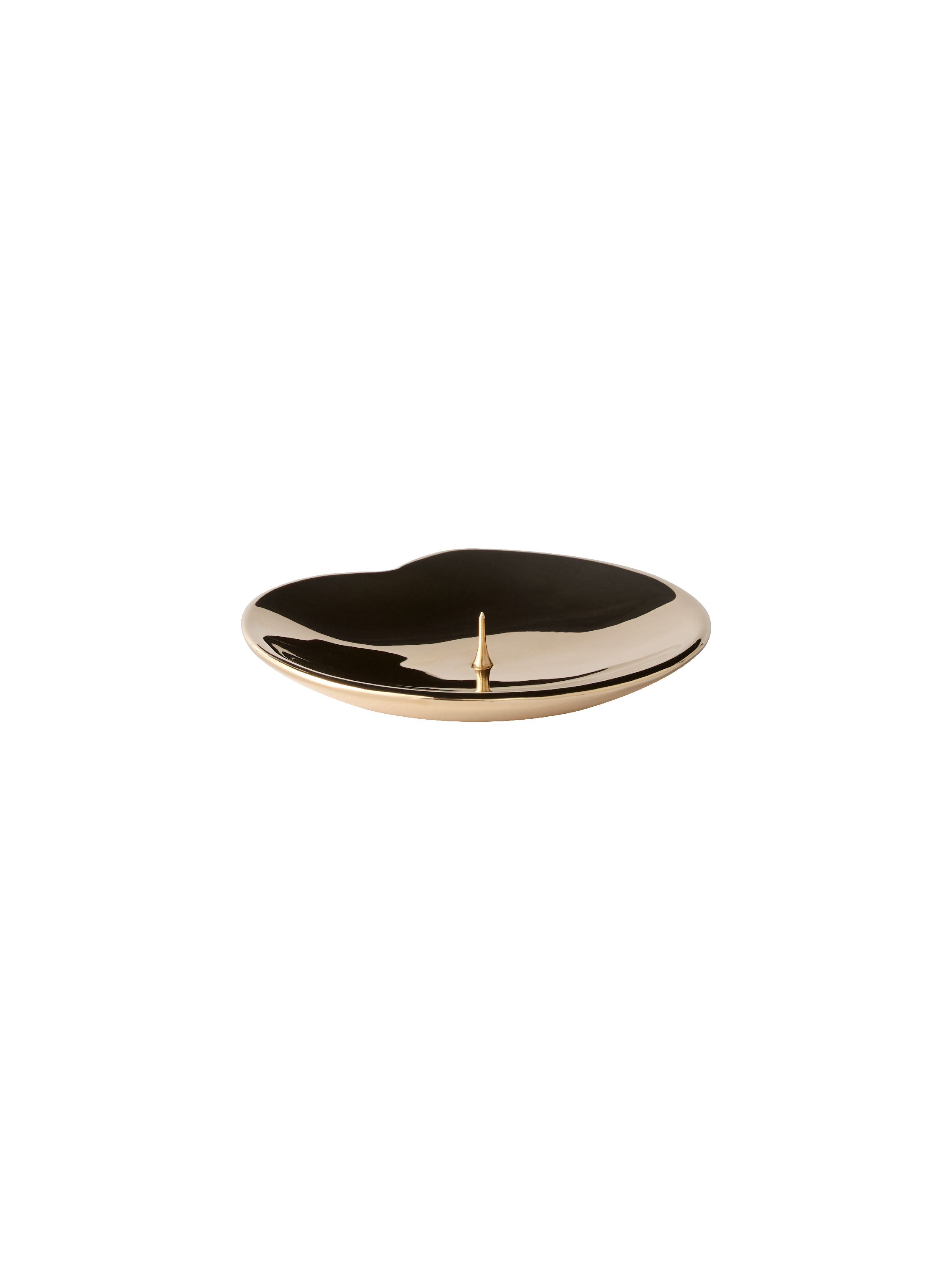 Lily Candle Holder Brass