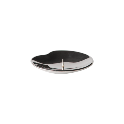 Lily Candle Holder Silver