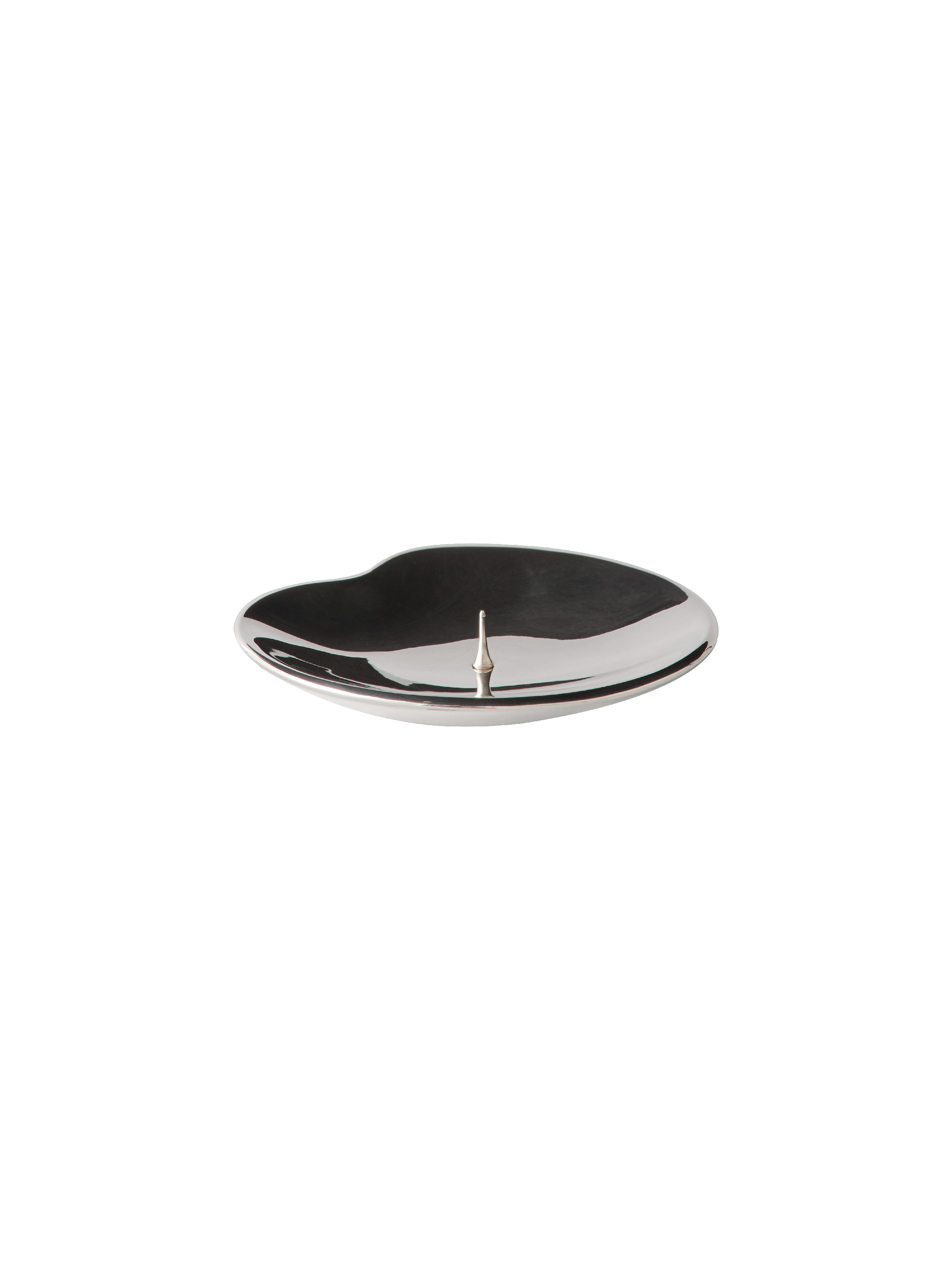 Lily Candle Holder Silver